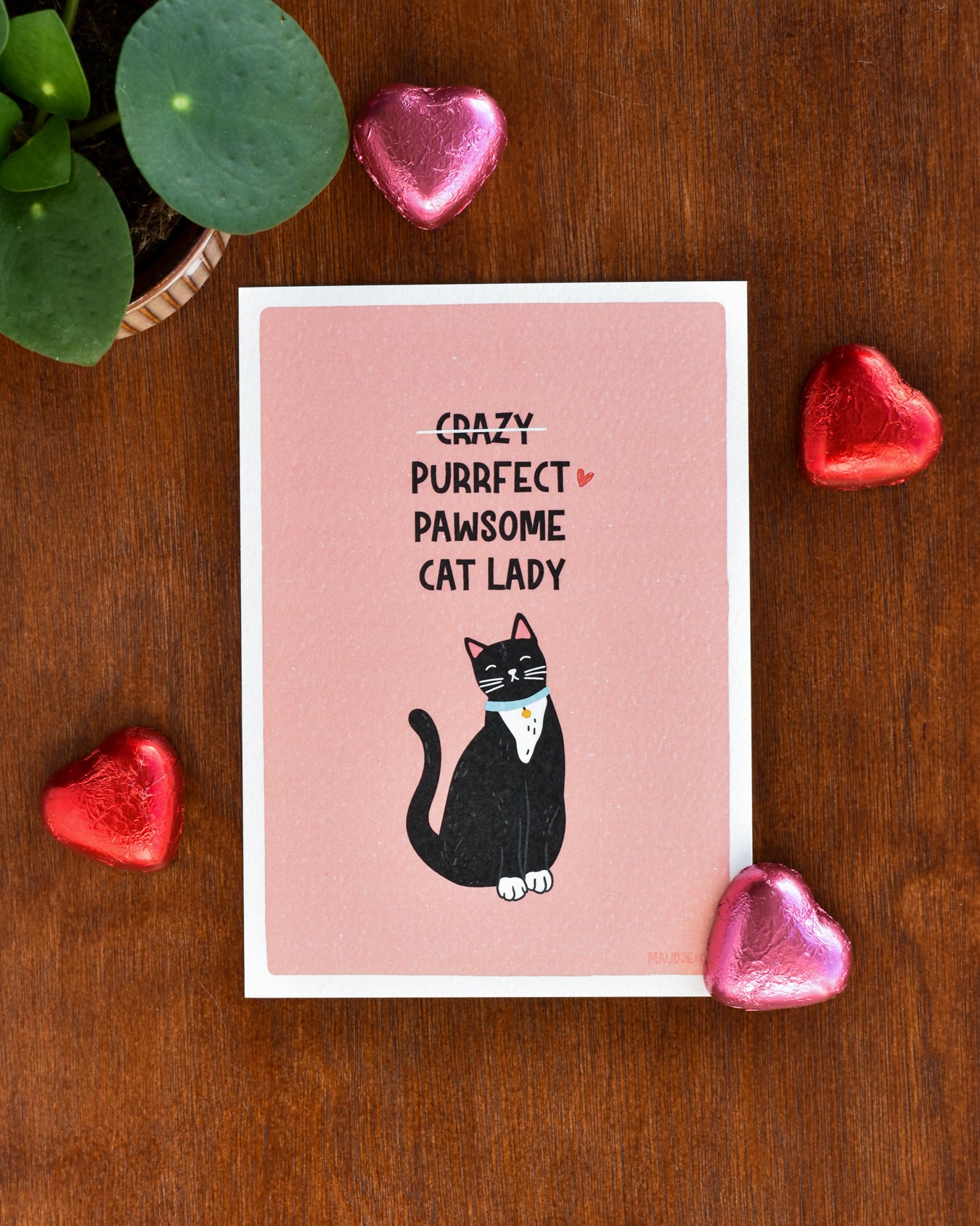 Purrfect pawsome cat lady