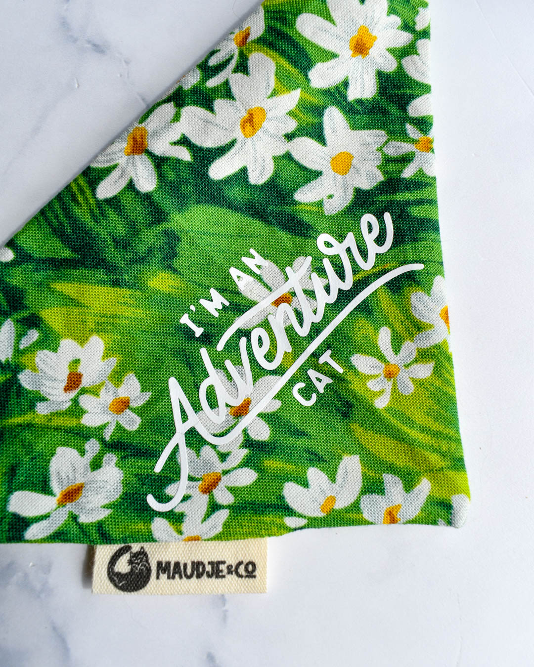 Bandana – I’m an Adventure cat -  Bandana - Bandana - Door Maudje & Co